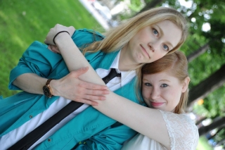 Alexia Ashford and her number one fan, the PM's daughter, Ashley