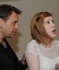 Hart tries to calm Ashley down.